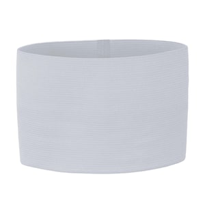 May include: White elastic knee support band for sports or physical therapy.