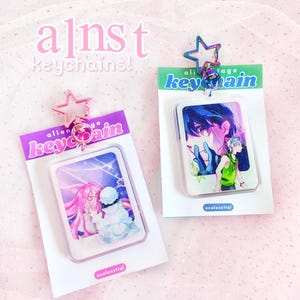 Alien Stage Schlüsselanhänger // mizisua, ivantill