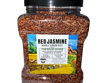 Arroz integral vermelho jasmim, 680g