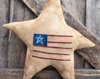 Figura decorativa de estrella de estilo rústico americano hecha a mano