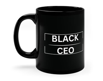 Black CEO mug 11oz Black Mug