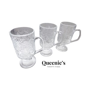 Vintage Prinzessinnenhaus Fantasia Heißgetränkebecher Weihnachtsstern Kristallbecher mit Fuß Weihnachtsgeschenk Einweihungsparty Weihnachtssammler