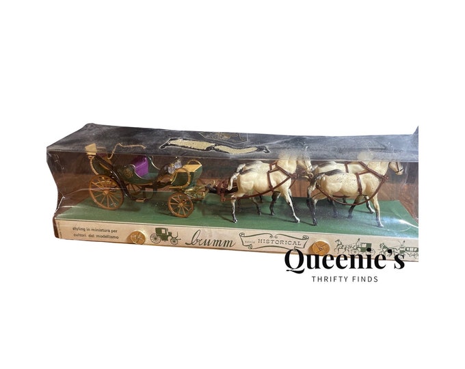 Miniature Calèche Brumm N°18 - Duc à Huit Ressorts Napoléon III - Échelle 1/43