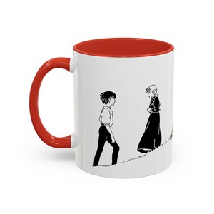 Howl's Moving Castle Inspired Ceramic Mug (11oz or 15oz), Anime, Cute, Miyazaki, Gifts (Featuring Howl, Sophie and Calcifer) Version 2 image 16