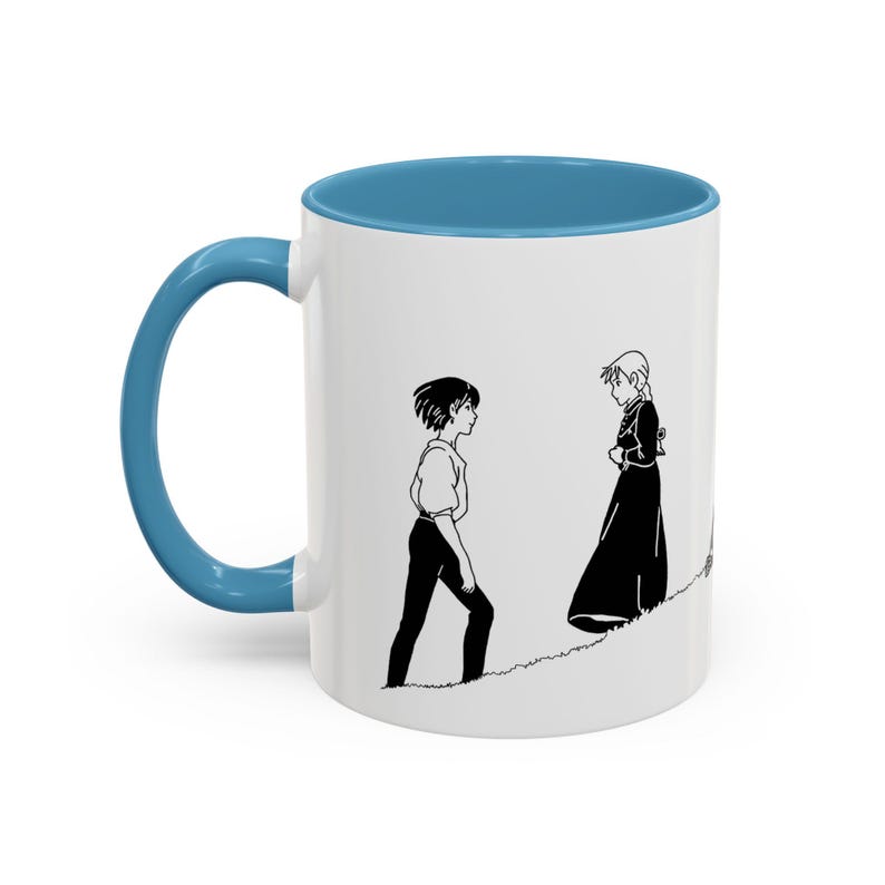 Howl's Moving Castle Inspired Ceramic Mug (11oz or 15oz), Anime, Cute, Miyazaki, Gifts (Featuring Howl, Sophie and Calcifer) Version 2 image 17