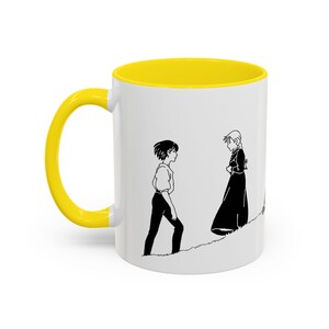 Howl's Moving Castle Inspired Ceramic Mug (11oz or 15oz), Anime, Cute, Miyazaki, Gifts (Featuring Howl, Sophie and Calcifer) Version 2 image 19