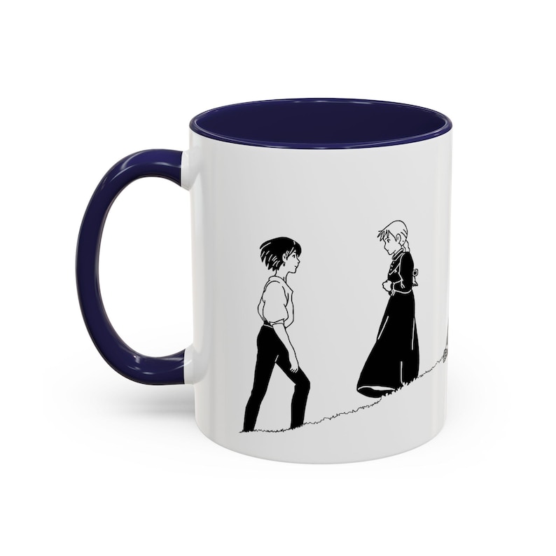 Howl's Moving Castle Inspired Ceramic Mug (11oz or 15oz), Anime, Cute, Miyazaki, Gifts (Featuring Howl, Sophie and Calcifer) Version 2 image 14