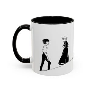 Howl's Moving Castle Inspired Ceramic Mug (11oz or 15oz), Anime, Cute, Miyazaki, Gifts (Featuring Howl, Sophie and Calcifer) Version 2 image 13