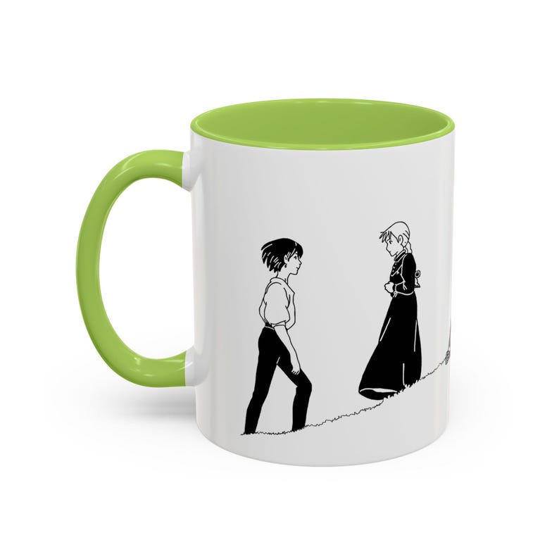 Howl's Moving Castle Inspired Ceramic Mug (11oz or 15oz), Anime, Cute, Miyazaki, Gifts (Featuring Howl, Sophie and Calcifer) Version 2 image 20