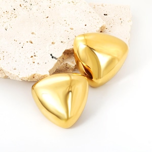 18k Gold Stud Earrings| Dainty Stud Earrings| Minimalist Earrings| Classic Gold Jewelry| Dainty Earrings| Perfect Gift For Her| Gift Idea