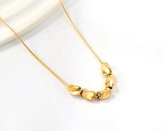 Dainty Gold Necklace| Gold Necklace| Minimalist Necklace| Simple Necklace| Perfect Gift For Her| Gold Necklace| Simple Gold Necklace| Gift