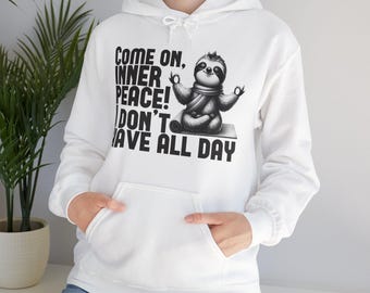 Zen Vibes Hoodie, Yoga Sweatshirt, Funny Meditation Clothing, Spiritual Gift, funny sweatshirt, Birthday gift, Gift foe him,