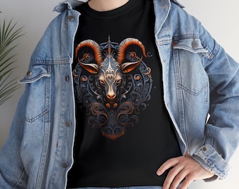 Unisex Capricorn Zodiac sign shirt, Astrology gift, Celestial shirt,  Capricorn symbol, Astrology clothing and fashion, Capricorn zodiac