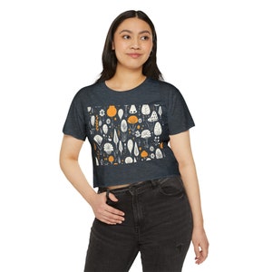 Women&#39;s Festival Crop Top, Floral Crop Top: Bohemian Women&#39;s Wear