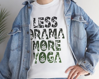 Yoga T-Shirt, Graphic Tee, Workout Shirt, Meditation Top, Yoga Lover Gift, Unisex Cotton Tee, Funny yoga shirt, gift for her, gift for him