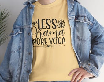 Yoga Tee, Namaste Shirt, Zen Apparel, Meditation Top, Mindfulness Clothing, Workout Wear, Gift for her, Gift for him