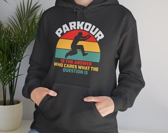 Parkour lovers Hooded Sweatshirt, Parkour hoodie ,Parkour Style
