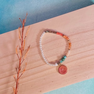 Mystic Eye Bracelet Peach