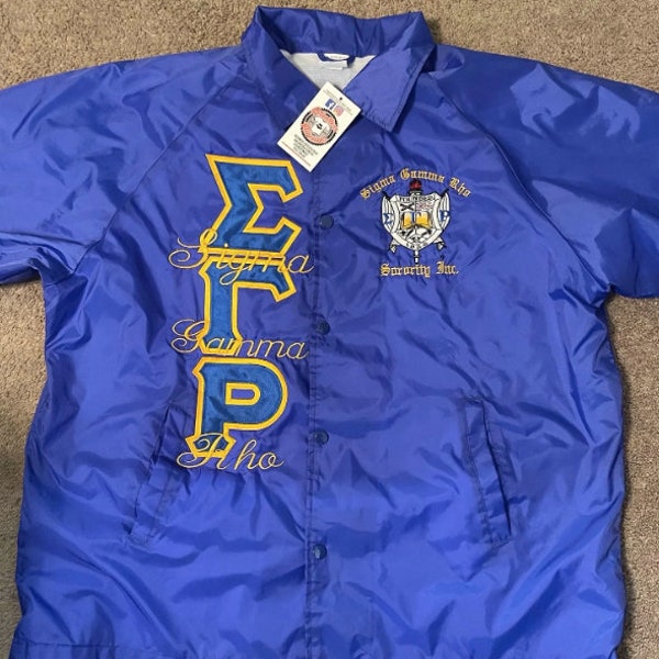 Sigma Gamma Rho Line Jacket