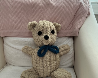 Handmade Knit bear Plushie