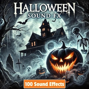 100 Halloween Sound Effects | Spooky Sounds | Ambient MP3s | Sound FX | Atmospheric | Halloween Audio | Halloween CD | Haunted House | Scary
