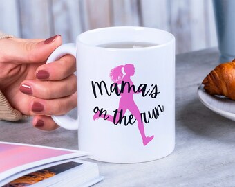 Running Coffee Mug, Mother Runner, Gift for Mom, Running Mug, Running Cup, Gift for Her, Running Gift, Mother's Day Gift, Runner Gift Idea