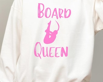 Womens diving sweatshirt, Dive Sweatshirt, Board Queen, Women's diving shirt, Dive Shirt, Dive Clothes, Diver Gifts, Dive Mom, Dive Team