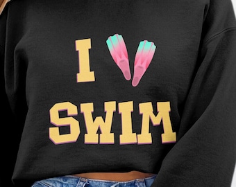 Swimming Clothes, Swimming Sweatshirt, Swim Sweatshirt, Swim Shirt, Swimmer Hoodie, Swim Gift, Swim Meet, Swim Coach Gift, Swim Team