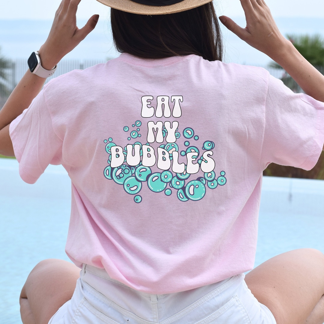 Adult Swimming Shirt, Eat My Bubbles, Women Swim Shirt, Men Swim Shirt ...