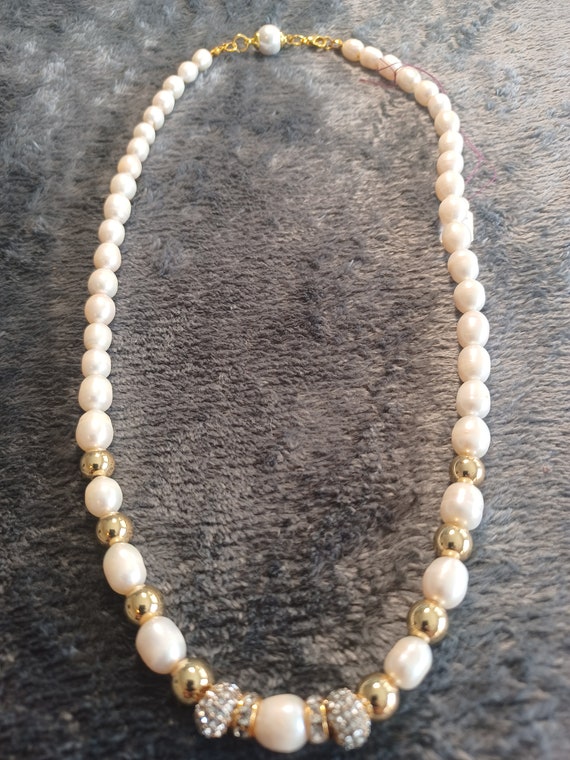 8MM Fresh Water Pearls, 8MM Gold Beads, ACR, and … - image 6