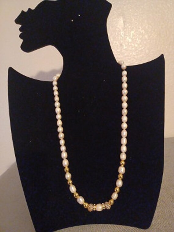8MM Fresh Water Pearls, 8MM Gold Beads, ACR, and … - image 2