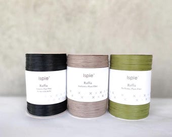 Raffia yarn, Ispie raffia, viscose raffia,raffia for bag, natural crochet yarn, vegetable yarn