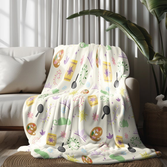 Rapunzel throw blanket hotsell