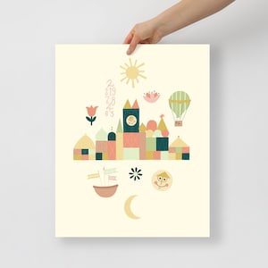 it&#39;s a small world art print, disneyland wall art