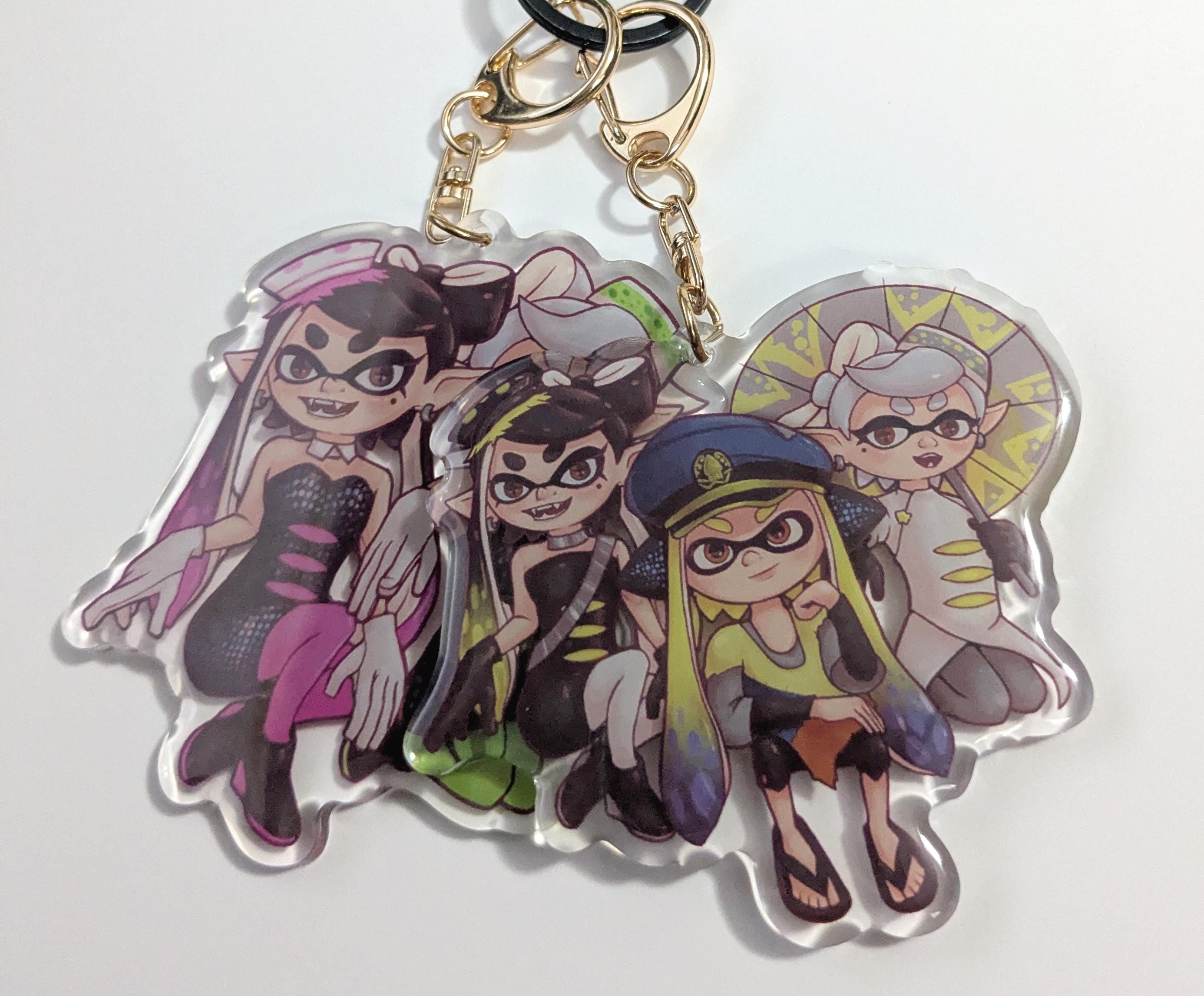 Splatoon Acrylic Keychains - Etsy