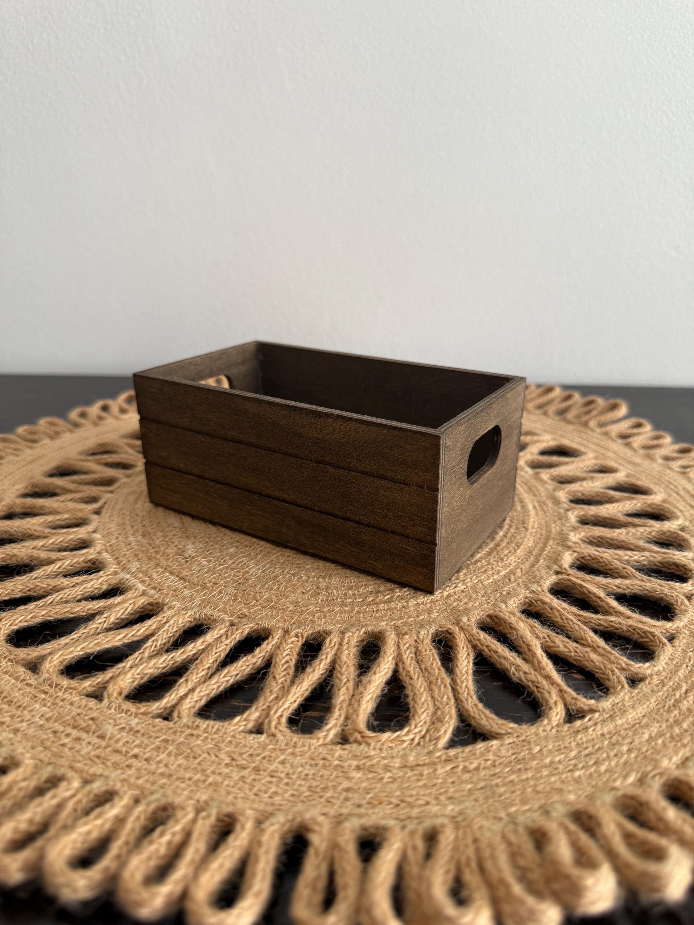 Small Wooden Decorative Box | Rustic Storage Organizer | Handmade Mini ...