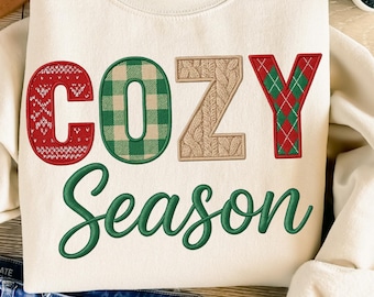 Cozy Season Sublimation PNG, Fall  Shirt Design (Digital Download)