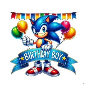 Sonic the Hedgehog Png, Sonic Clipart,Sonic png, png For Cricut, Sonic For Shirt Pocket, png Bundle,Wall Art Decor, Birthday Boy Png