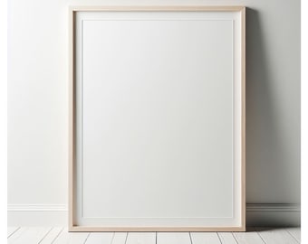 Frame mockup, minimalistic interior mockup design gallery frame mockup bright tall vertical frame template mockup, Wallart Frame Mockup