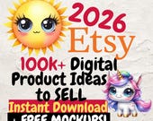 100,000 Etsy Digital Product ideas, digital product ideas to sell on etsy digital products list of  digital products that sell High demand
