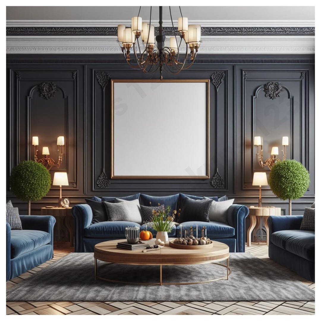 Square Wallart Frame Mockup, Wall Mockup Frame, Boho Art Print Mockup