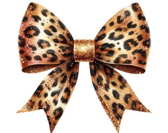 Coquette Bow PNG, Leopard Print Bow PNG, Cheetah Bow, Girly Girl Bow Aesthetic, Trendy Coquette, Girlie, Soft Girl Ribbons,TShirt Design Png