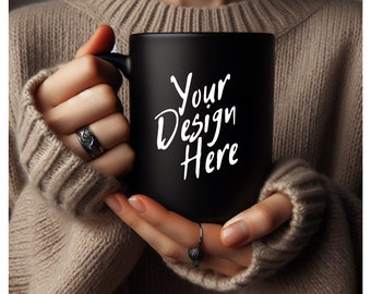 Mokmodel, blanco mok, modellen, koffiemokmodel, mokmodellen, pod keramische beker, zwarte kop mock-up 11 oz, mokfoto, mokmodel met print,