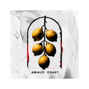 Amalfi Coast Italy Png, Sublimation Design, Lemon Png, Vacation Png, Retro Png, Limoncello Png, T-Shirt Design, Digital Download Png, DTF