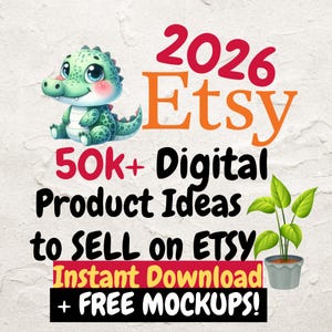 Etsy Digital Product ideas 50,000 digital product ideas to sell on etsy digital products list of 50,000 digital products to sell High demand image 1