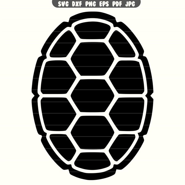 Turtle Shell SVG, Turtle Shell DXF, Turtle Shell PNG, Turtle Shell Clipart, Turtle Shell Cut File | Instant Download |