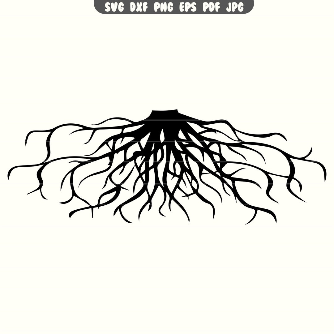 Buy Roots SVG, Roots DXF, Roots PNG, Roots Cut File, Roots Clipart ...