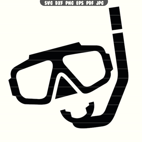 Snorkel SVG, Snorkel DXF, Snorkel PNG, Snorkel Clipart, Snorkel Cut File | Instant Download