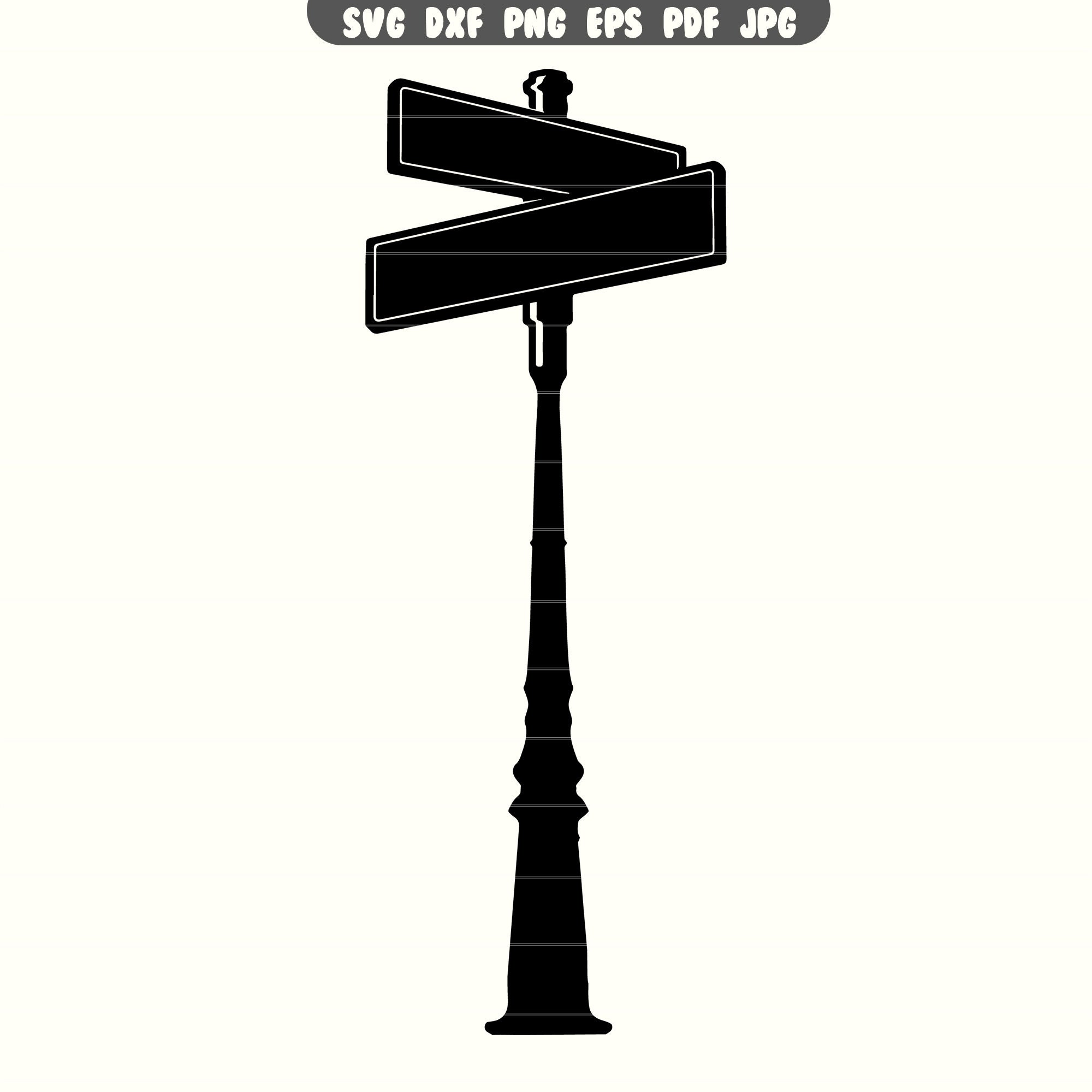Street Sign SVG, Street Sign DXF, Street Sign PNG, Street Sign Clipart