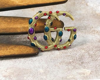 ヴィンテージ GUCCI ピン＆ブローチ - Etsy 日本